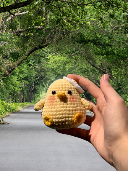 Hướng dẫn móc trứng gà làm móc khoá cute