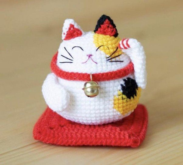 Hướng dẫn cách móc mèo Thần Tài vẫy tay siêu hay
